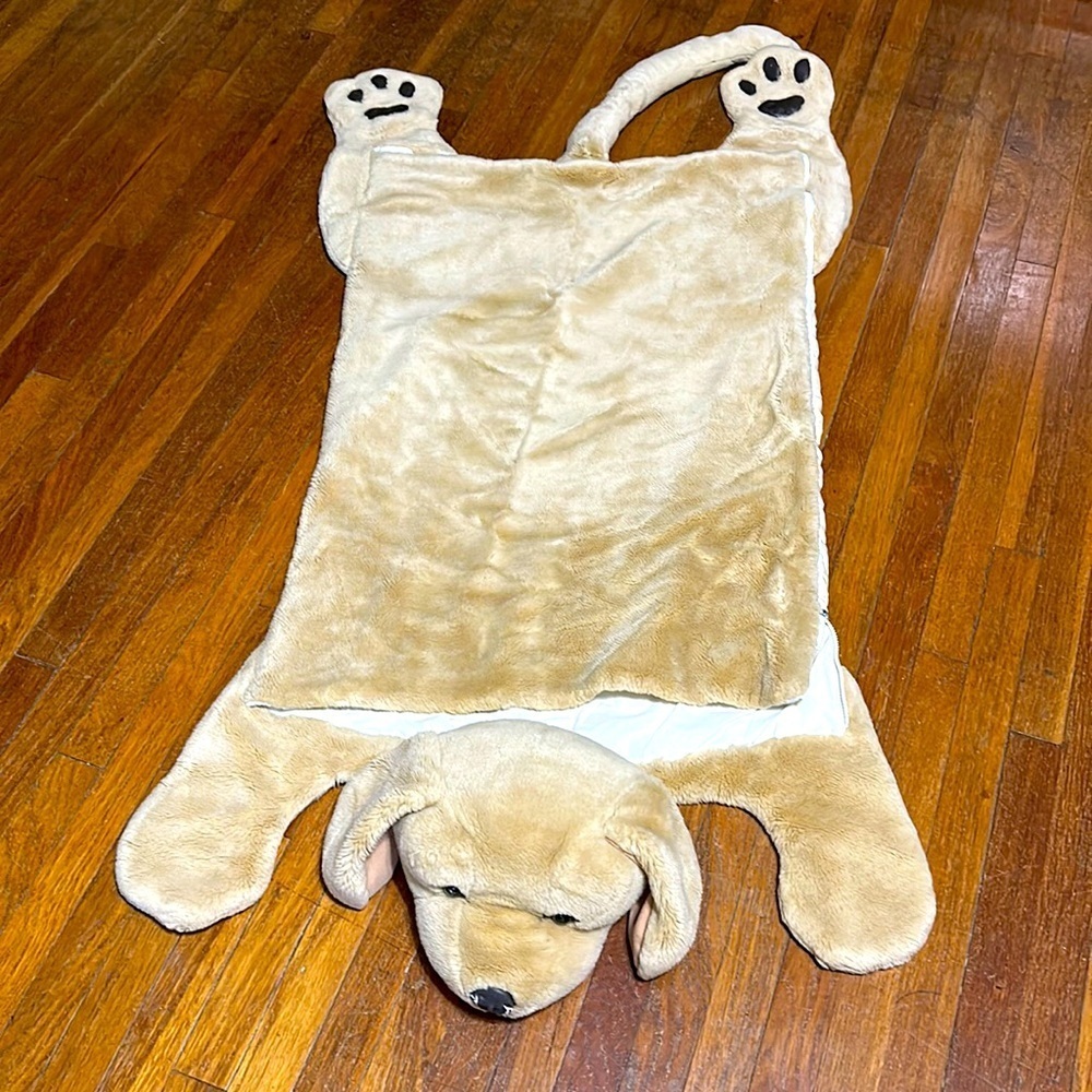Vintage Puppy Young Kids Sleeping Bag